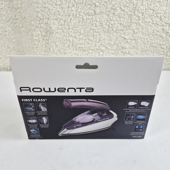 Rowenta DW2170 AccessSteam Iron 1600W New Open Box Blue Anti-Drip & Steam Burst - Picture 3 of 6